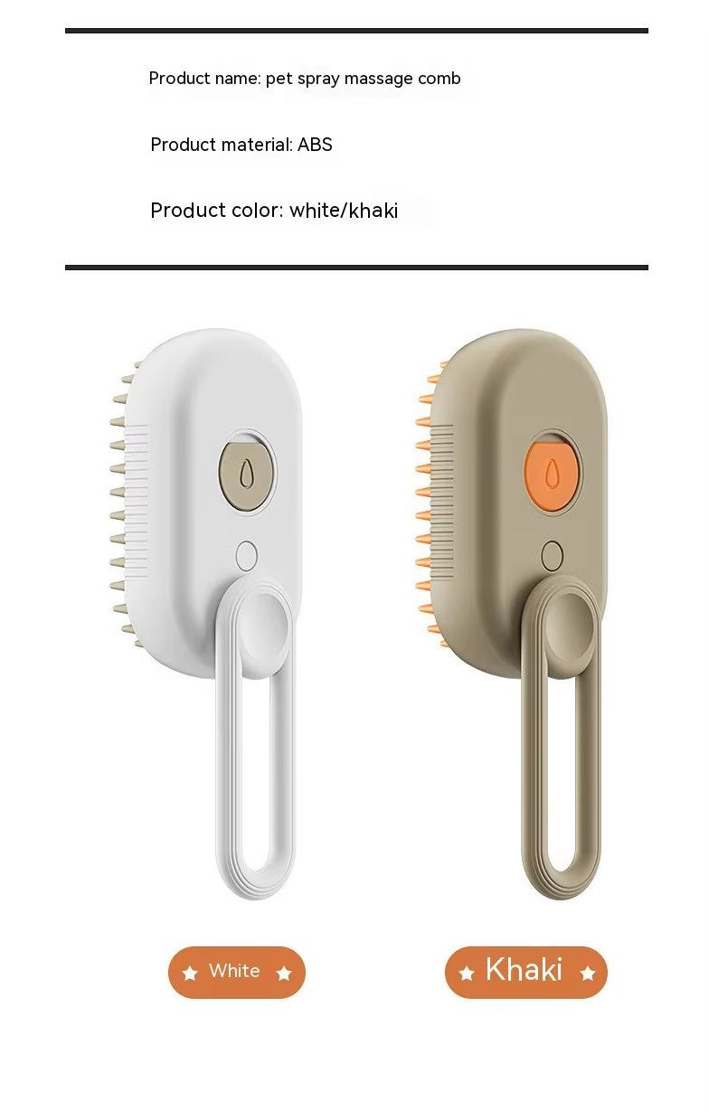 Clover & Tail™ MistEase - Steam Grooming Brush for Dogs & Cats
