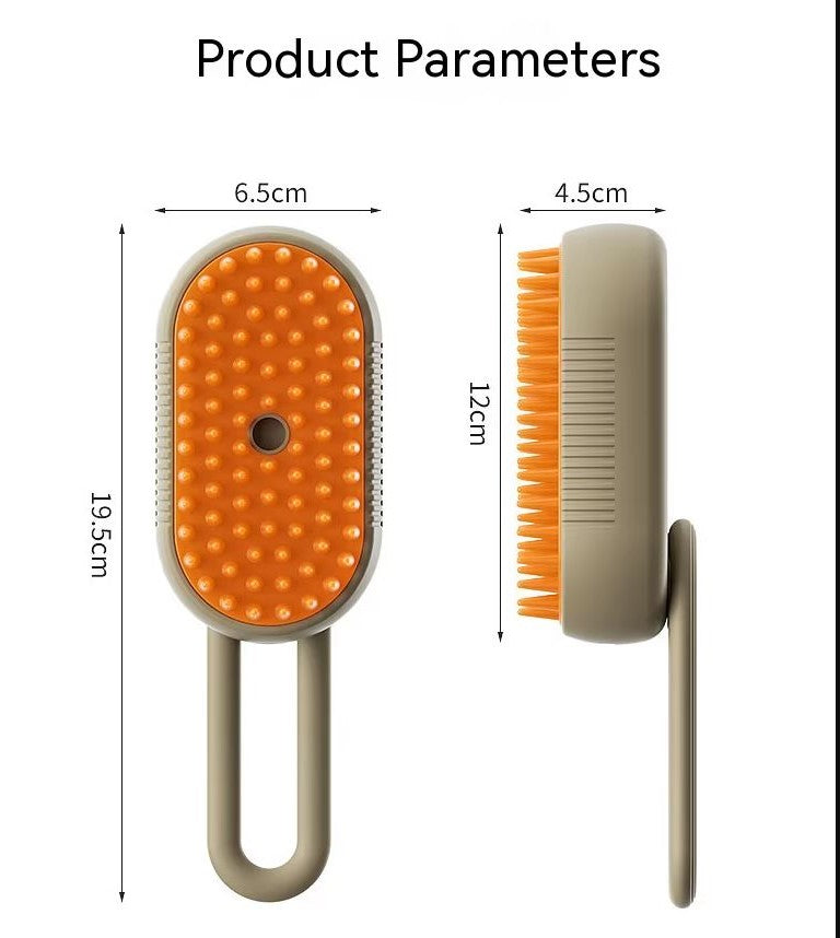 Clover & Tail™ MistEase - Steam Grooming Brush for Dogs & Cats
