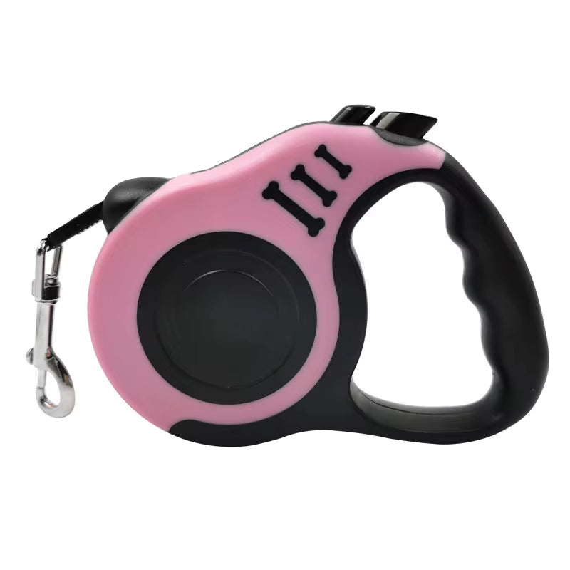 AutoRetract™ Dog Leash by Clover & Tail – Dual Sizes with One-Touch Brake & Lock for Safe, Tangle-Free Walks