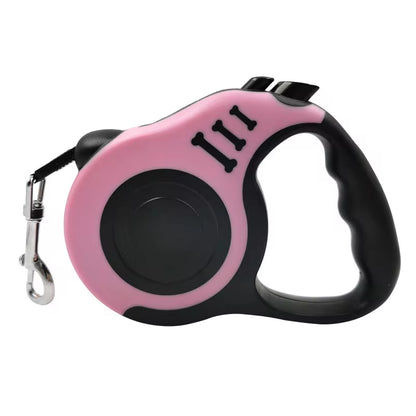 AutoRetract™ Dog Leash by Clover & Tail – Dual Sizes with One-Touch Brake & Lock for Safe, Tangle-Free Walks