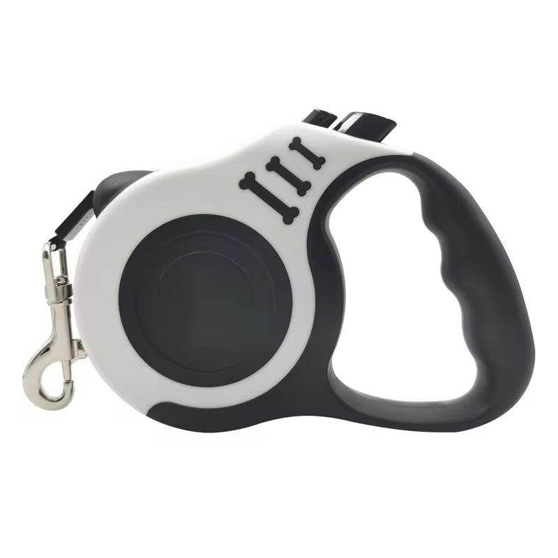 AutoRetract™ Dog Leash by Clover & Tail – Dual Sizes with One-Touch Brake & Lock for Safe, Tangle-Free Walks