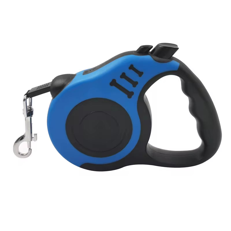 AutoRetract™ Dog Leash by Clover & Tail – Dual Sizes with One-Touch Brake & Lock for Safe, Tangle-Free Walks