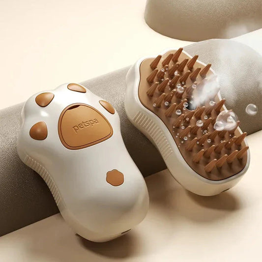 Clover & Tail™ MistEase - Steam Grooming Brush for Dogs & Cats